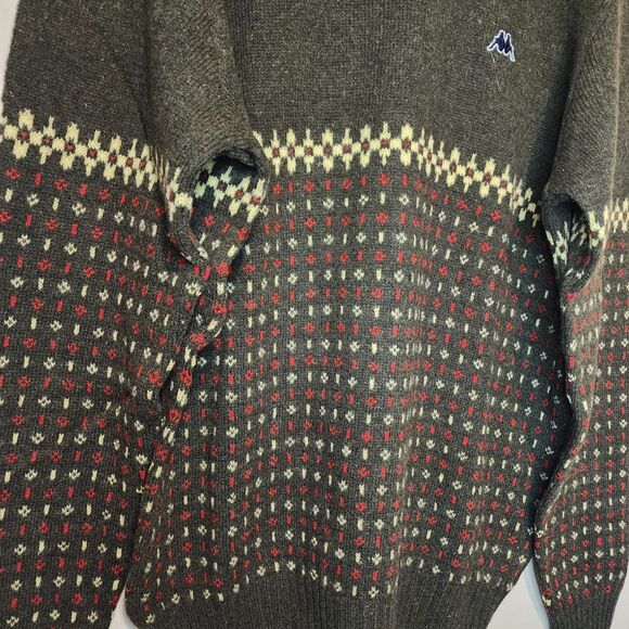 Vintage 70s Robe Di Kappa Shetland Wool Sweater Fair Isle New Deadstock Rare - Picture 8 of 15